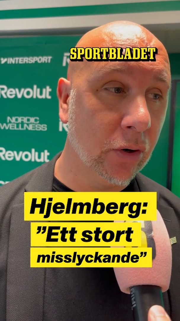 Hjelmberg: ”Ett misslyckande”