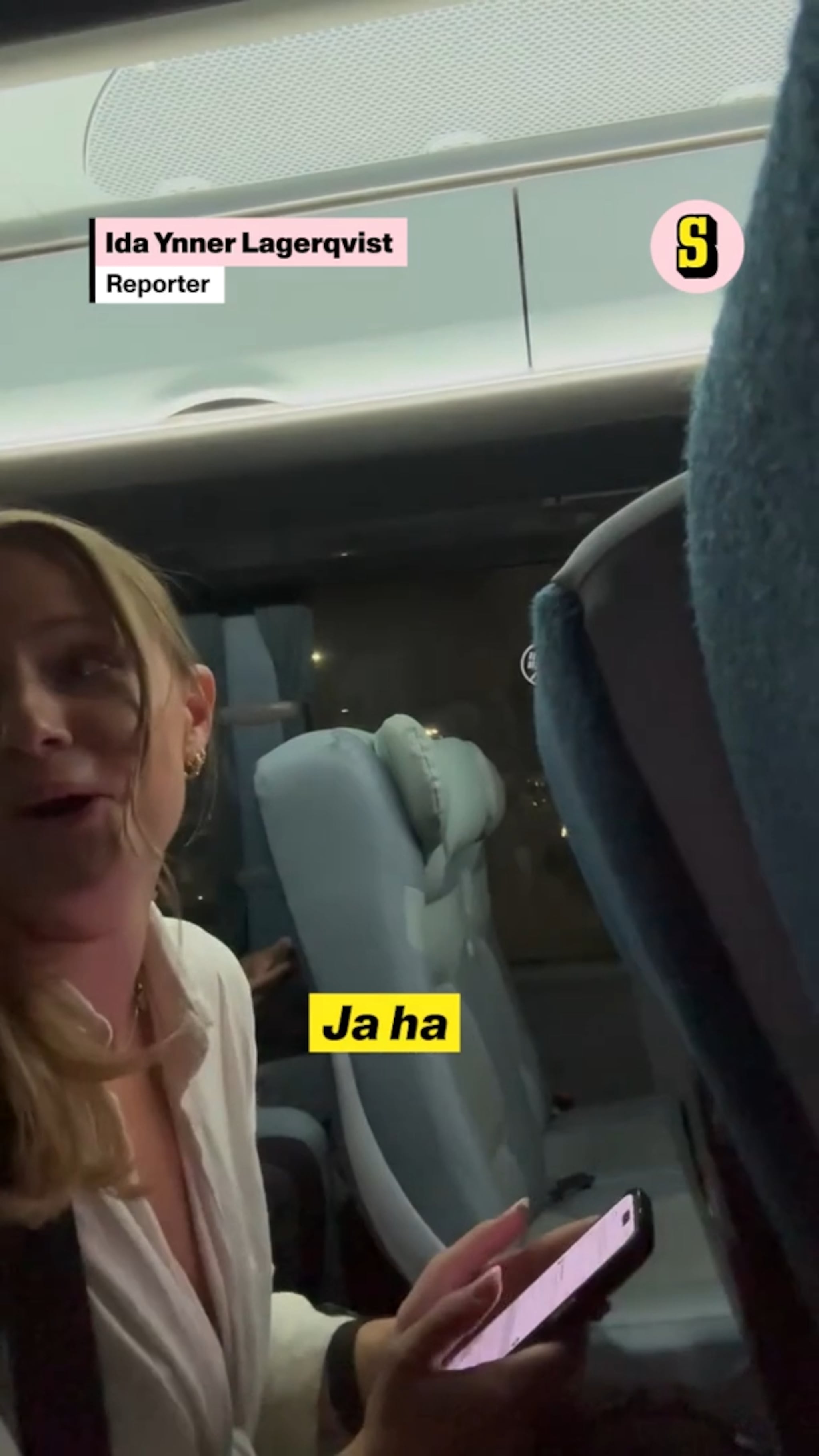 Allt skiter sig när reportrarna ska hem
