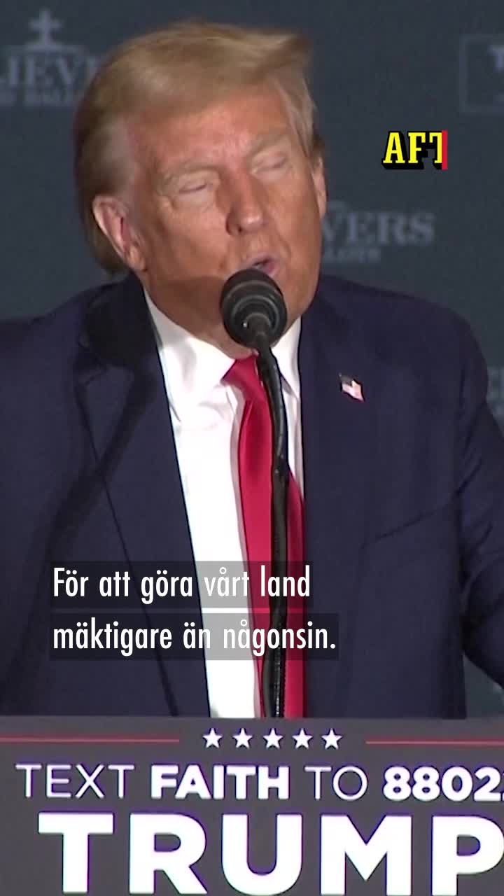 Trump: ”Gud räddade mig”