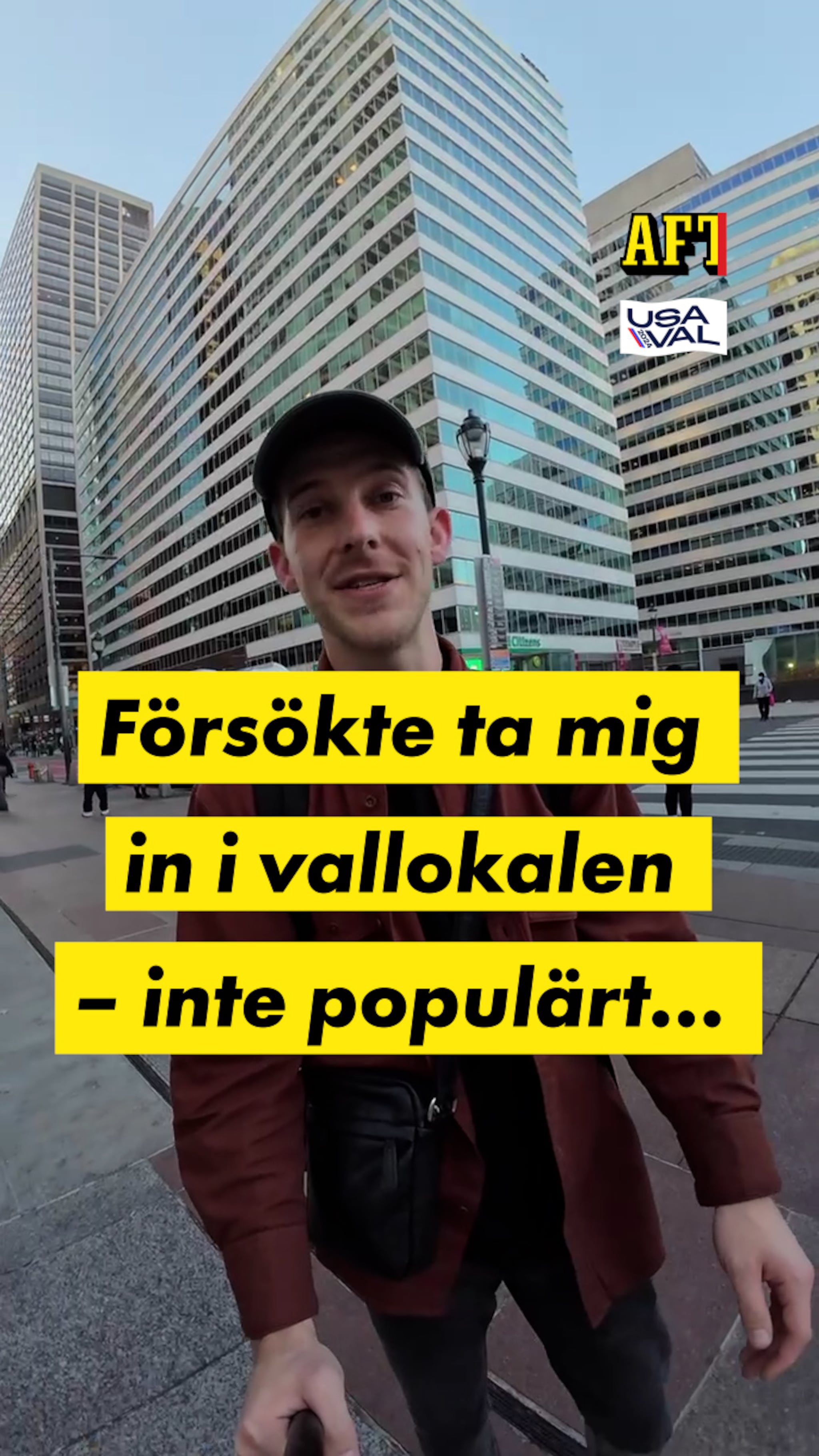 ”Försökte ta mig in i vallokalen – inte populärt&hellip;”