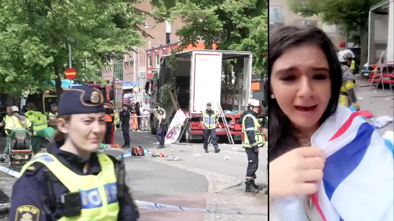 Daniella, 18, visar upp skadorna – föll från studentflaket