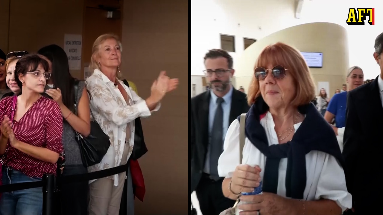 Här applåderas hon i rätten – exmaken misstänks ha våldtagit henne i 10 år