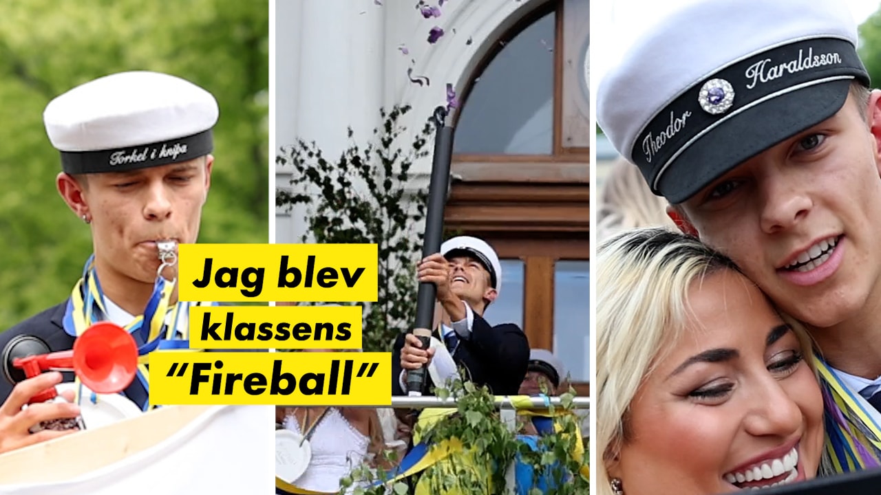 Se när Theo tar studenten: ”Stolt över mig själv”