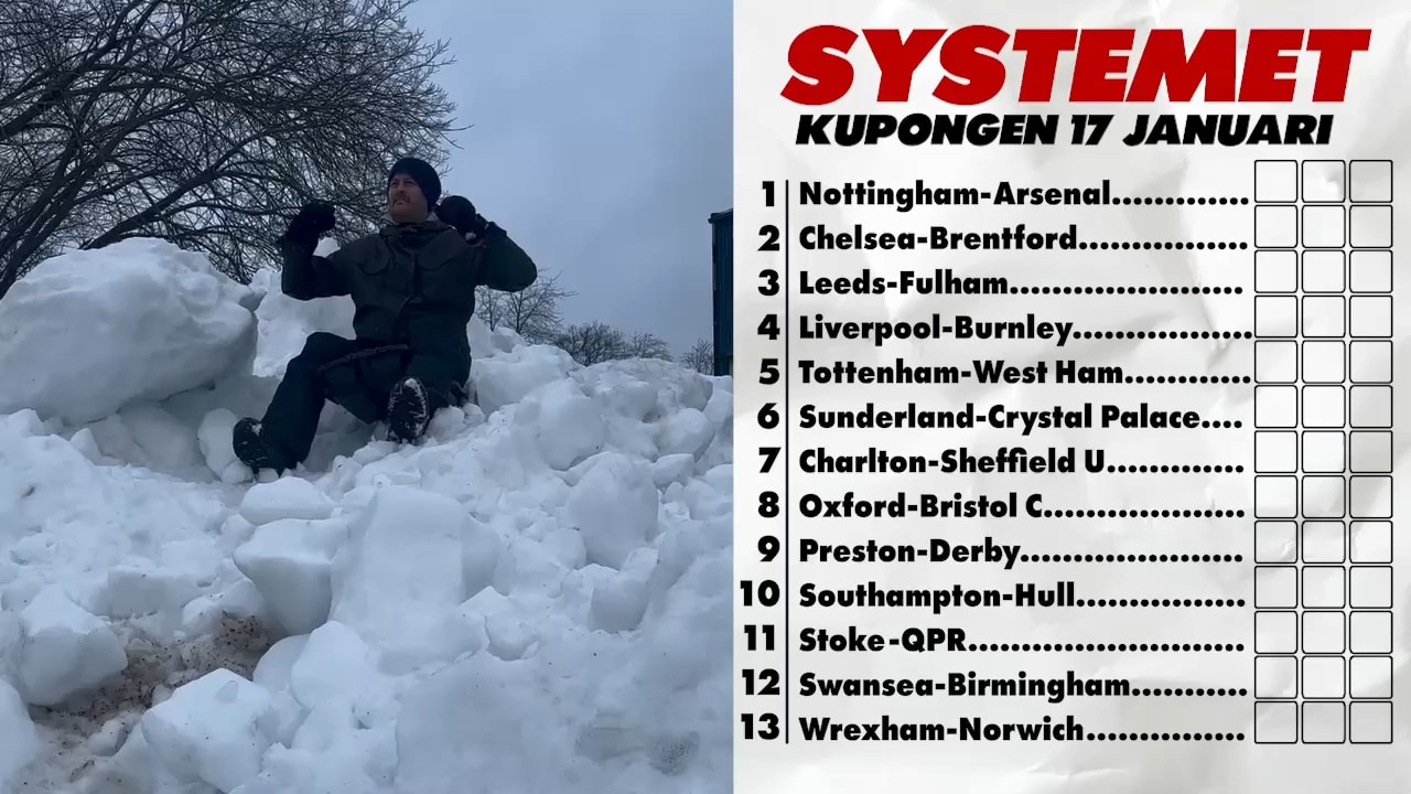 Stryktipset 17 januari: Experternas bästa skrällar, spikar och drag