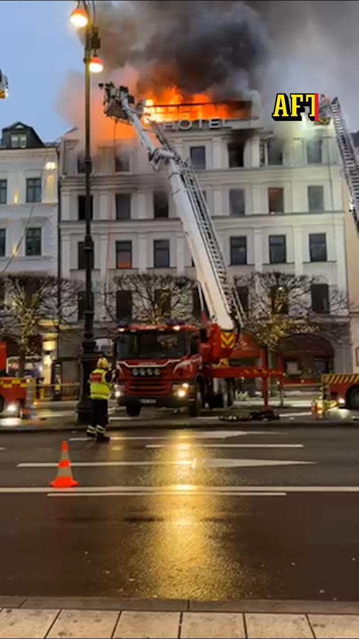 Brand i hotell i Helsingborg