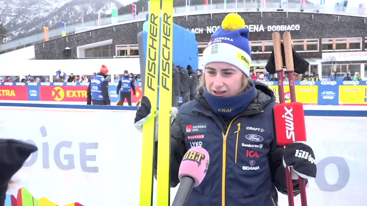 Ebba: "Jag har aldrig sett en kossa på skidor"