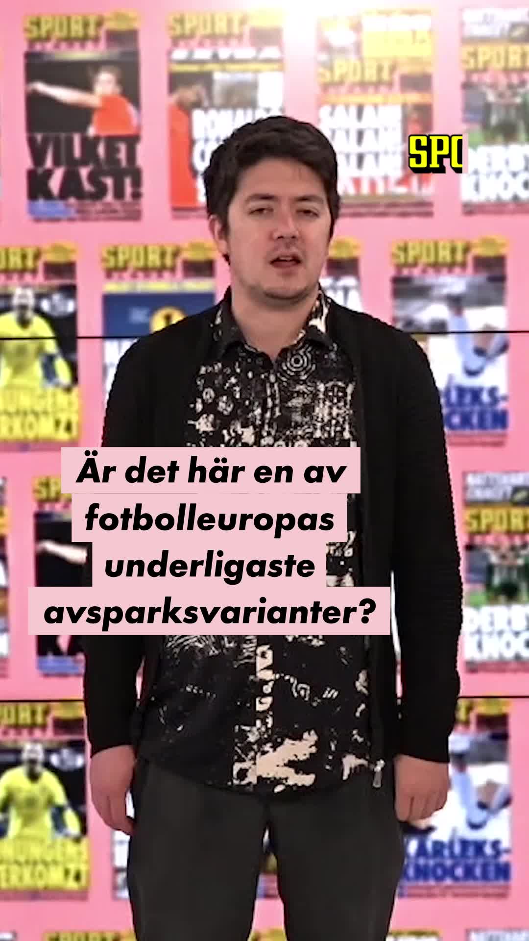 Har du nånsin sett denna underliga avsparksvariant?