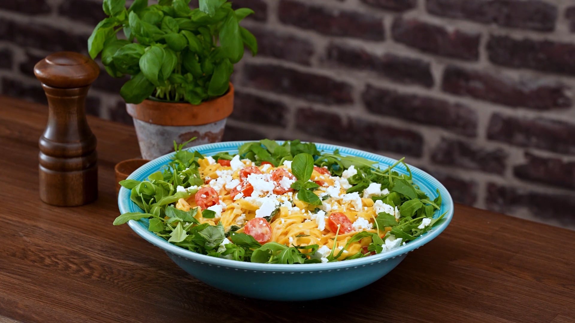 Så lagar du krämig, vegetarisk pasta