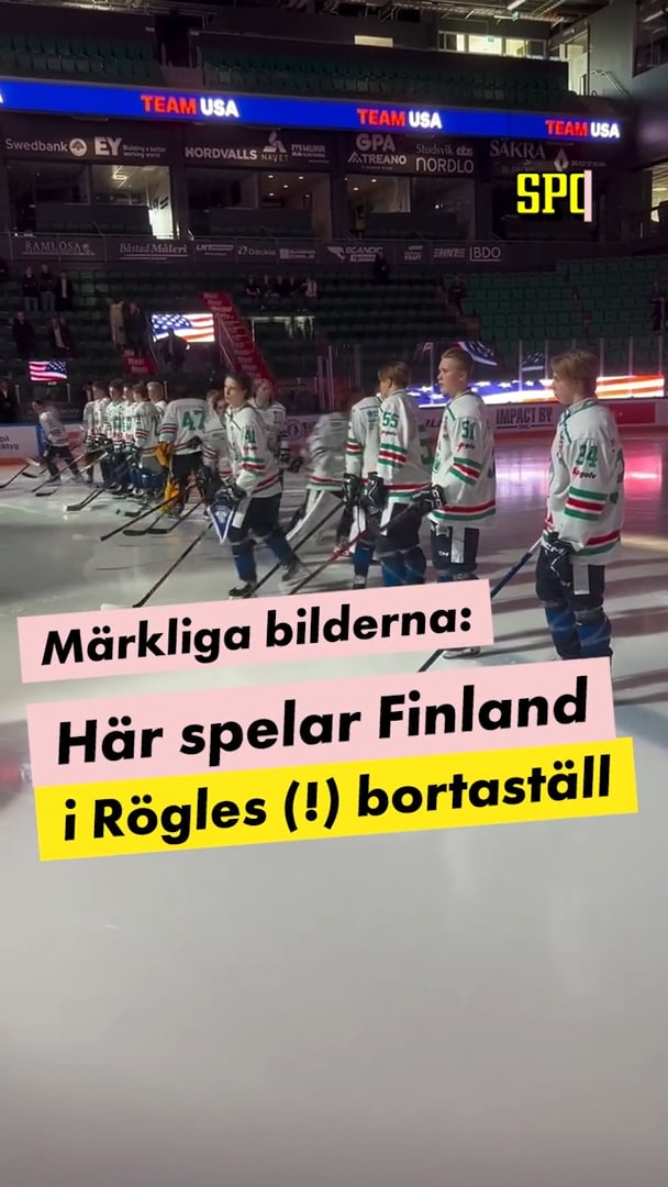 Märkliga bilderna: Här spelar Finland i Rögles bortaställ