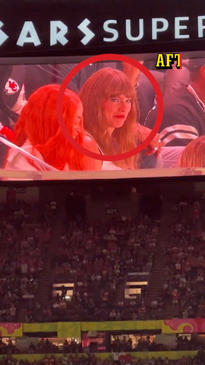 Här buas Taylor Swift ut under Super Bowl