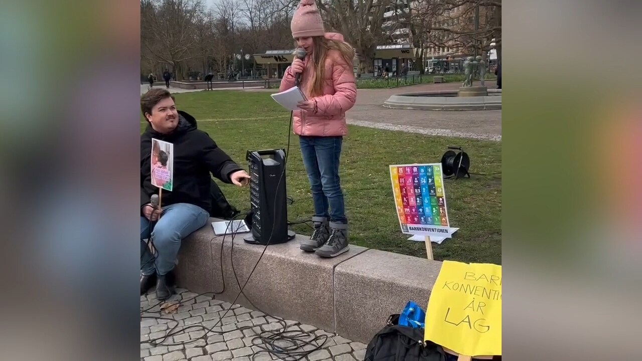 Demonstration i Simrishamn – krav på stoppade utvisningar av barn