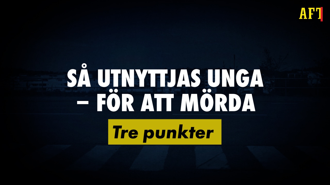 Så utnyttjas unga för att mörda – tre punkter