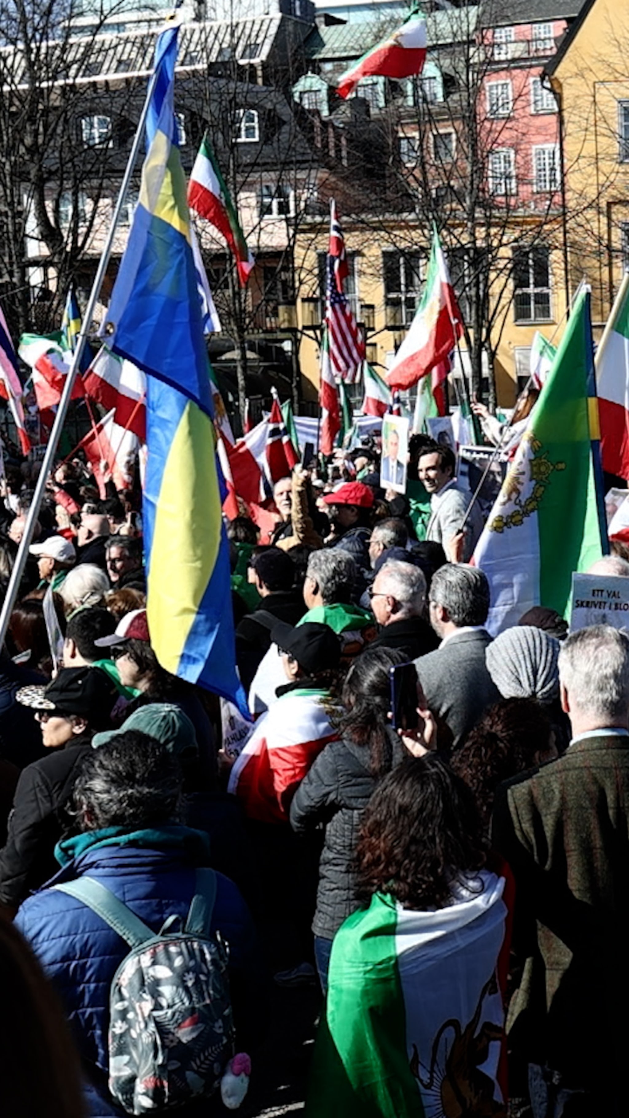 Demonstranterna om exprinsen: "Vår röst i världen"