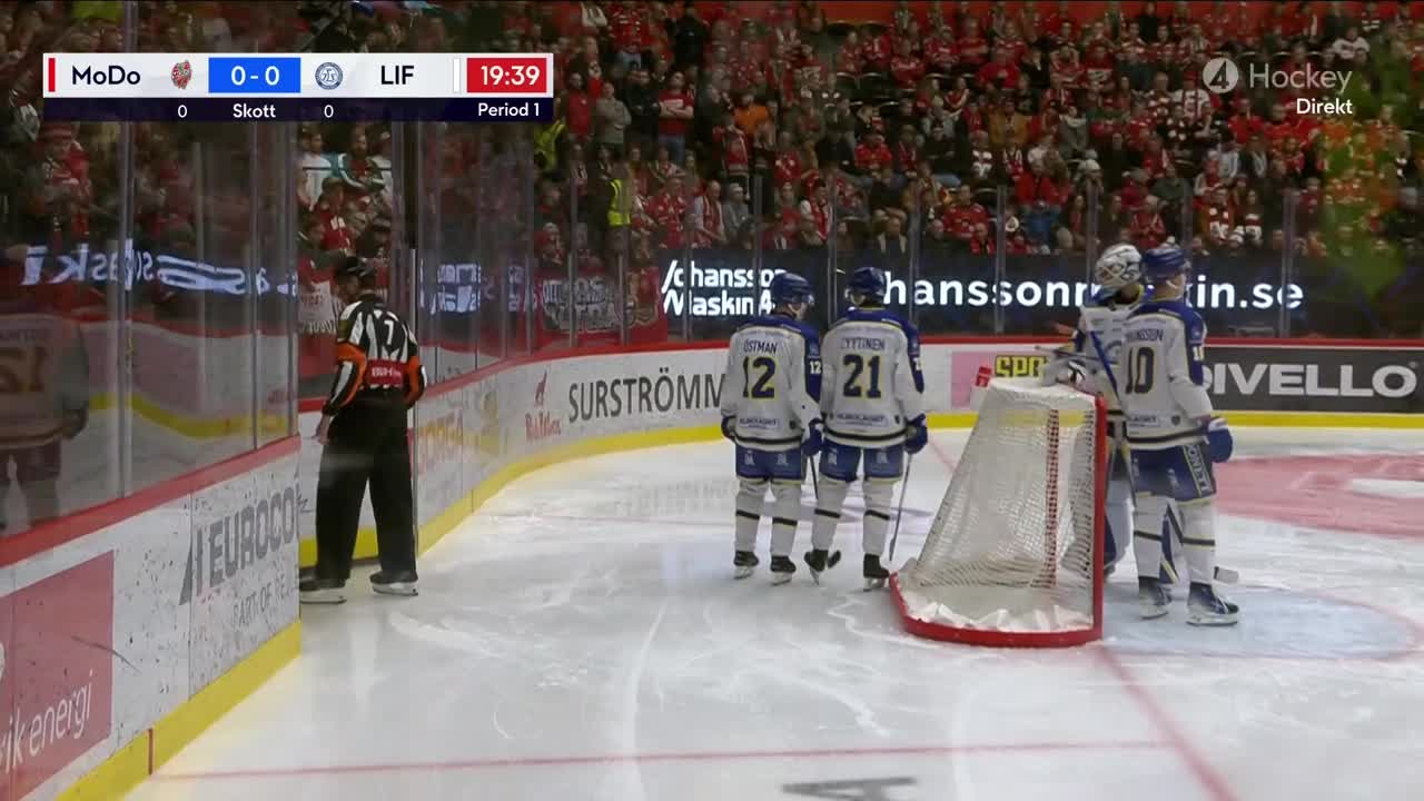 Märkliga scenerna – solen avbryter matchen