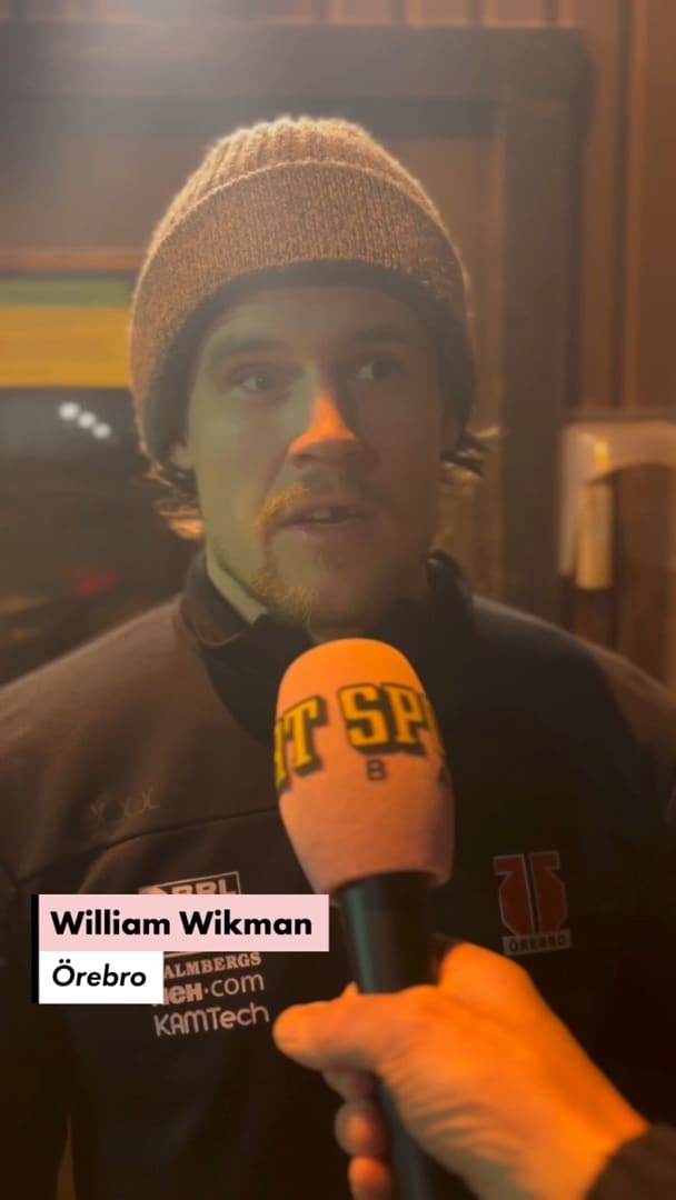 Örebros William Wikman om sitt matchstraff