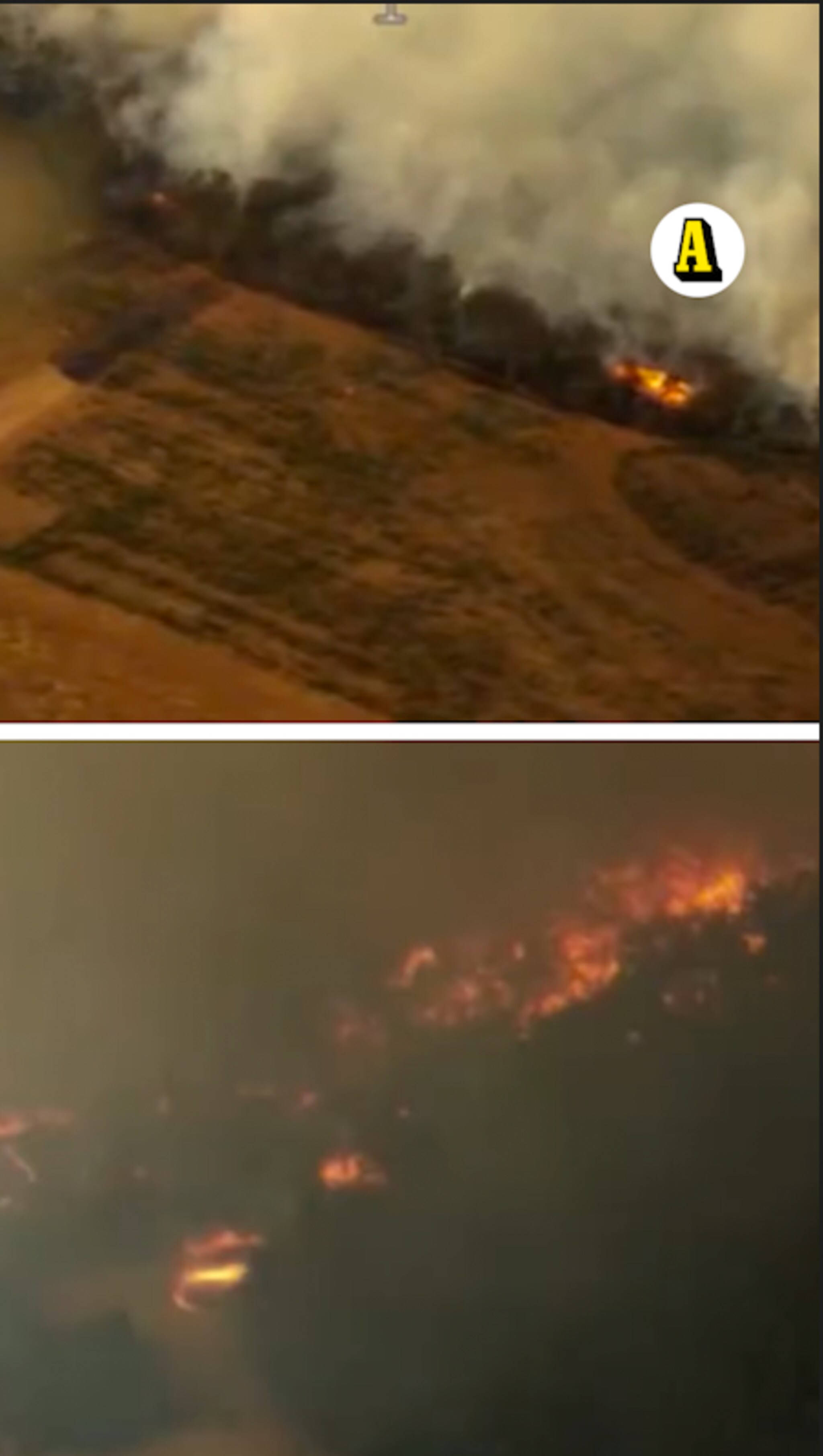 Våldsamma bränder – gruvarbetare evakueras