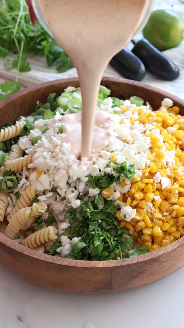 Streetcorn pastasallad