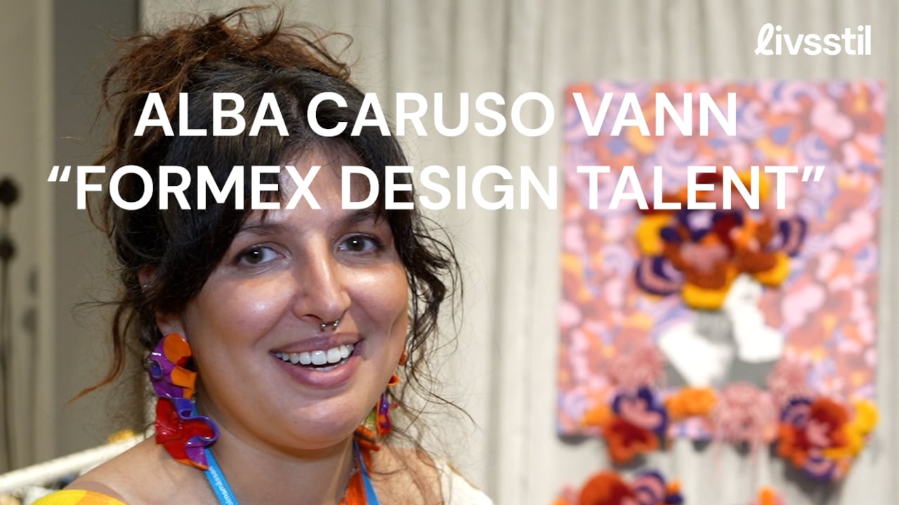 Alba Caruso vinnare på Formex - &ldquo;Jag känner mig hedrad&rdquo;