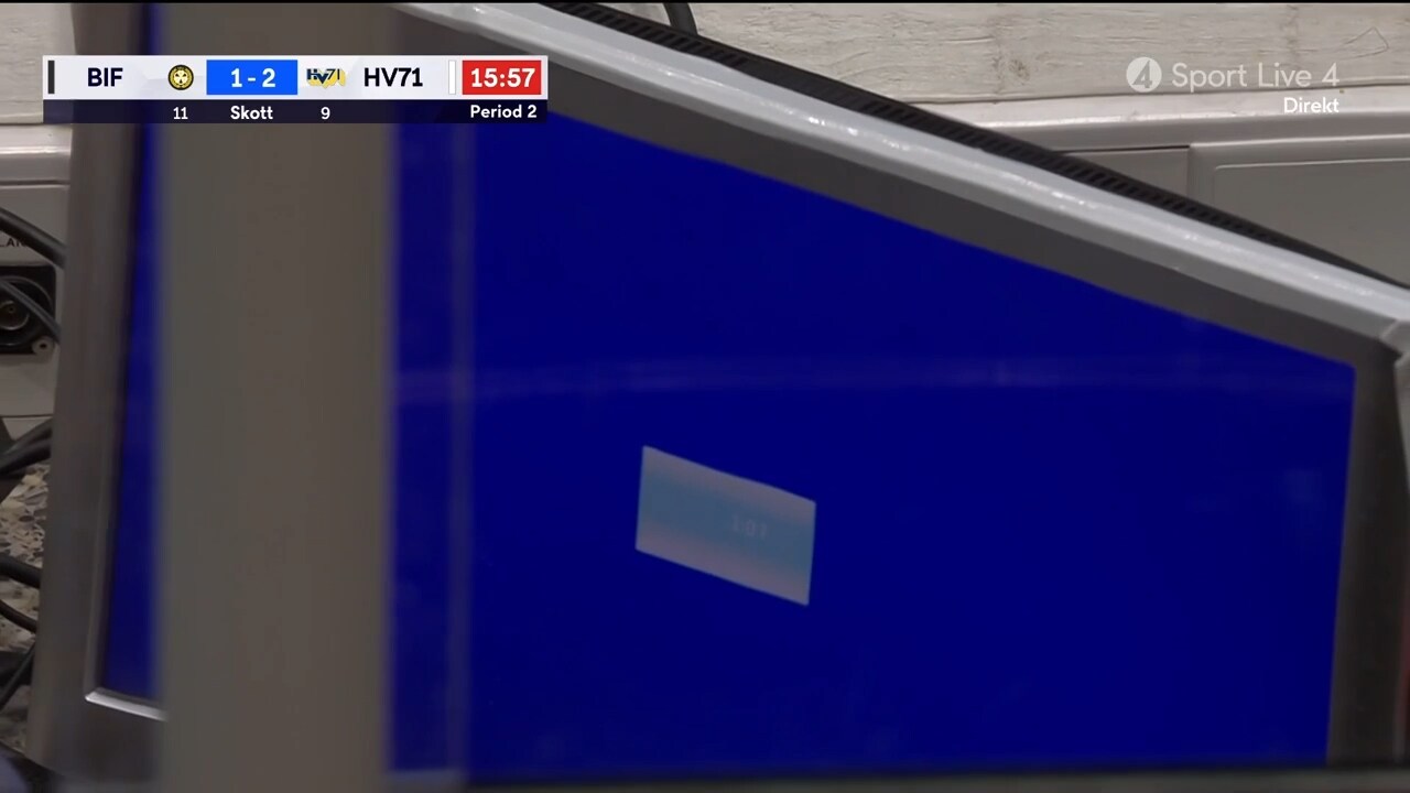 Matchstraff för HV71, men &ldquo;Det finns ingen monitor?&quot;