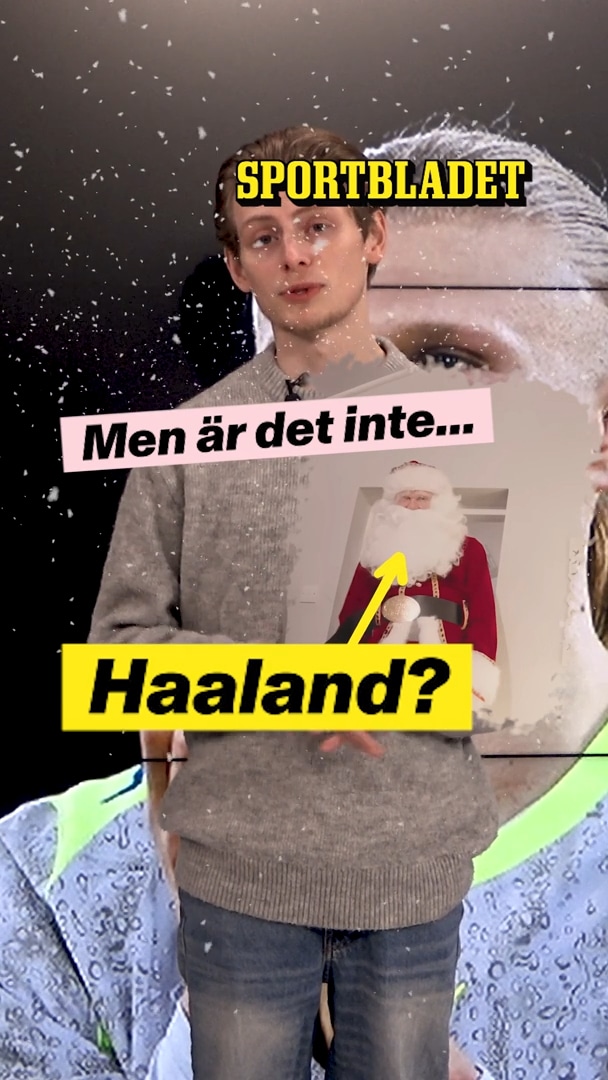 Erling Haaland: ”Jag var lika nervös som inför en match”