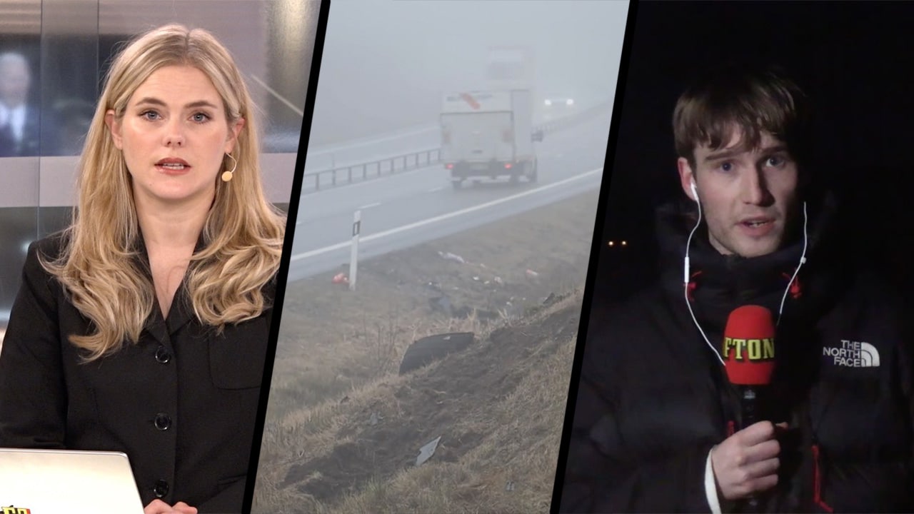 Bil voltade och började brinna - tre döda i olyckan