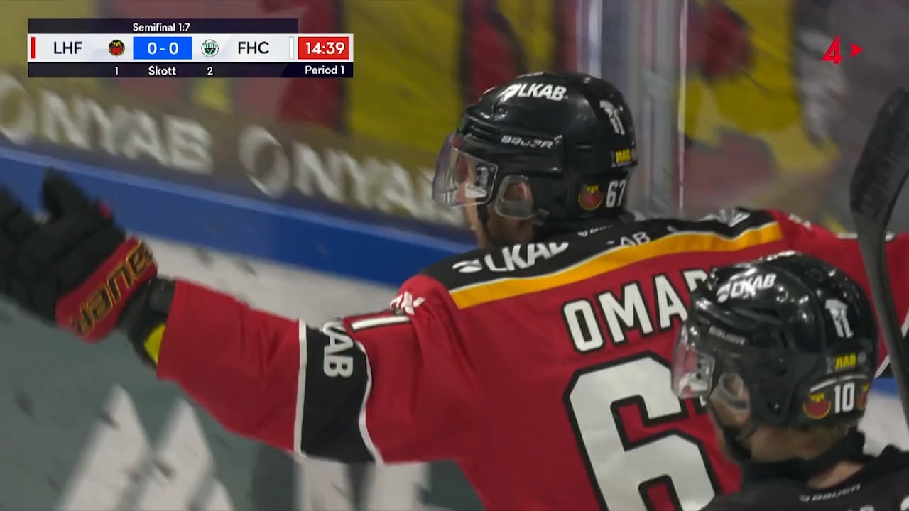 Luleå vinner första semifinalen mot Frölunda – se målen