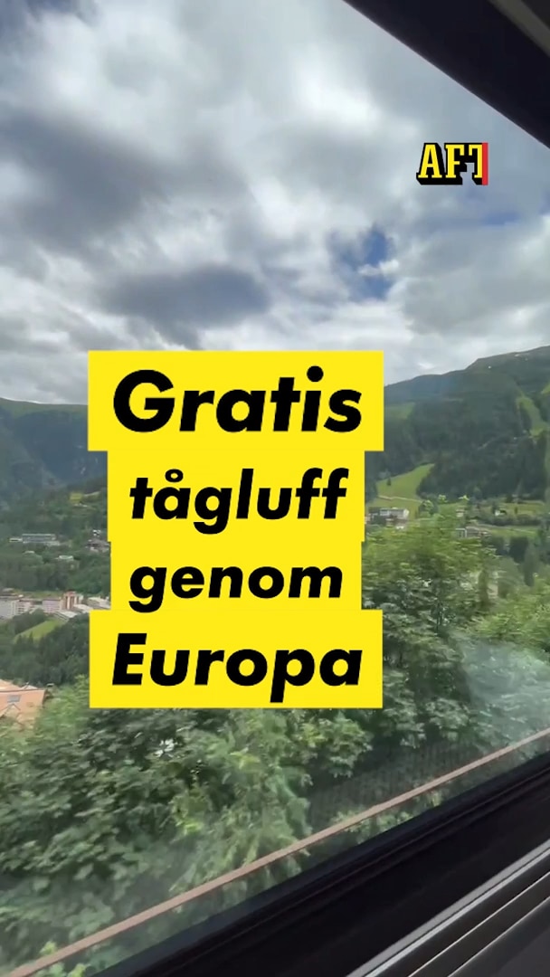 Filippa, 19, tågluffar – helt gratis