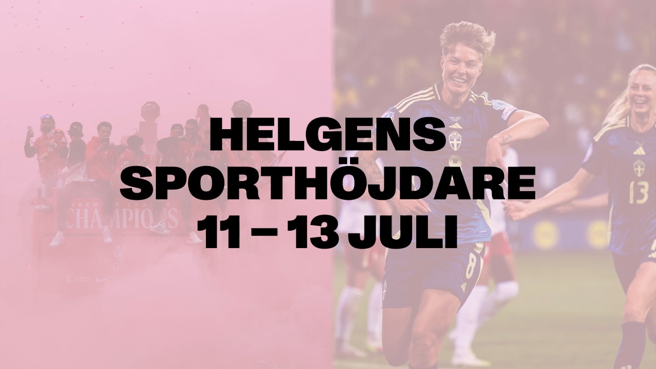 Här är helgens sporthöjdare 11-13 juli