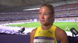 Os Haglund Julia Henriksson sänker svenska rekordet till 22,69