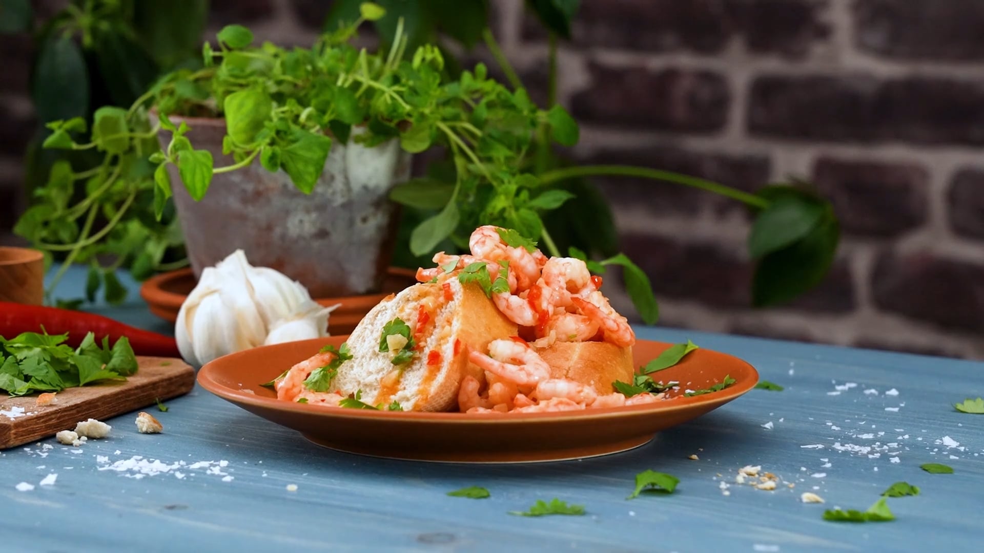 Enkelt och snabbt recept på heta räkor