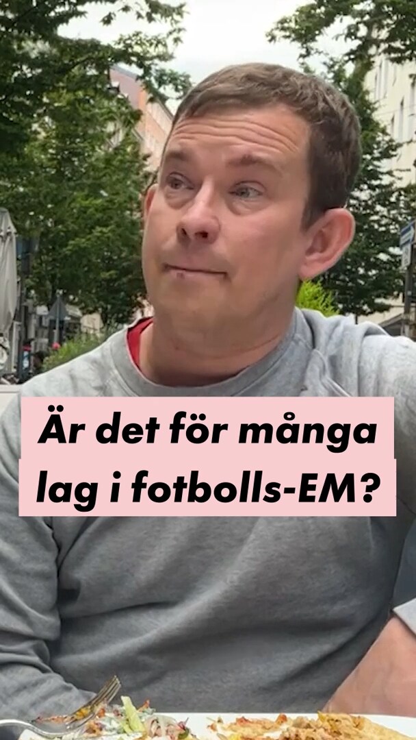 Är det för många lag i fotbolls-EM?