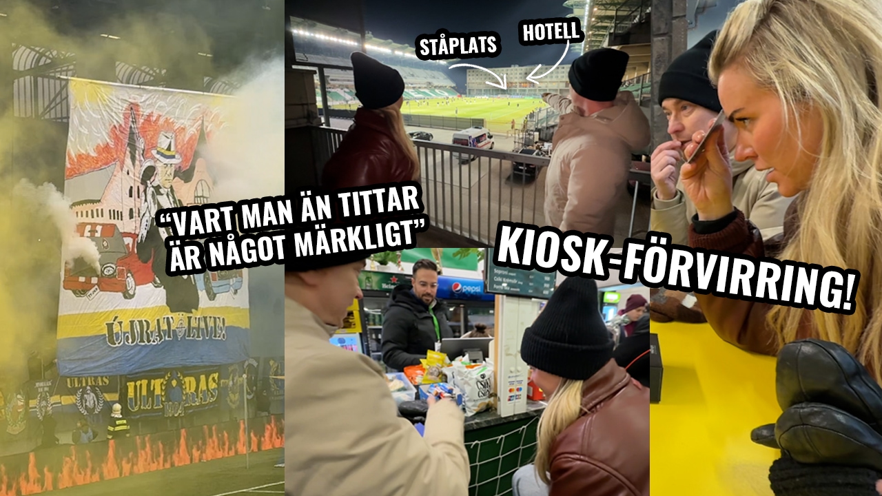 Dubbla matcher, kiosk-kaos och ett hotell vid bortastå