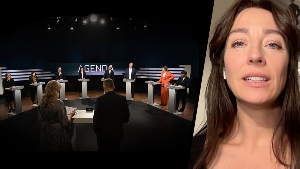 My Rohwedder om partiledardebatten i SVT