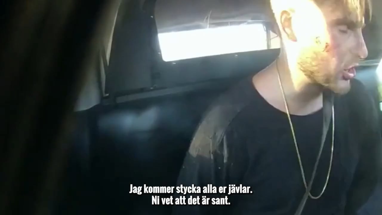 Här hotar förra NHL-stjärnan amerikansk polis: "Jag ska stycka er!"