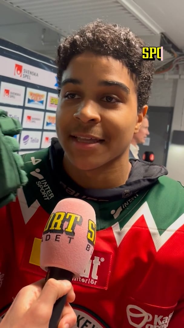 17-åringen efter första SHL-målet: ”Det är sjukt”