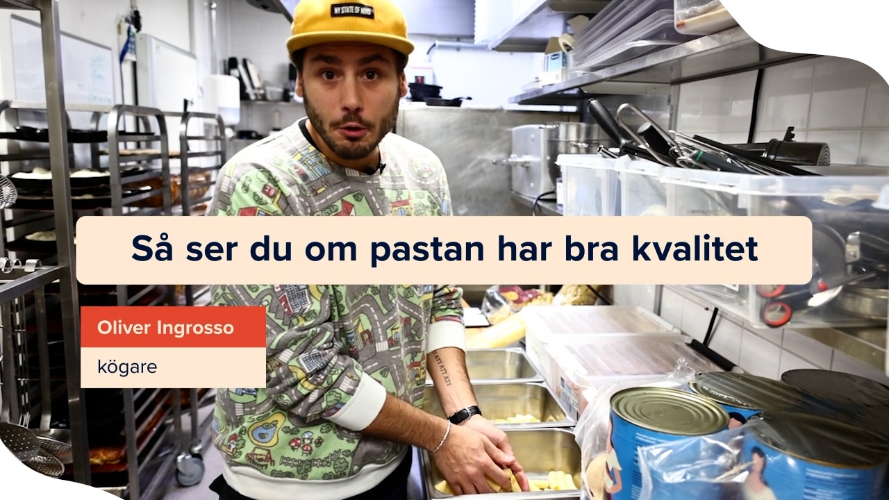 Så väljer du bästa pastan – Oliver Ingrosso visar