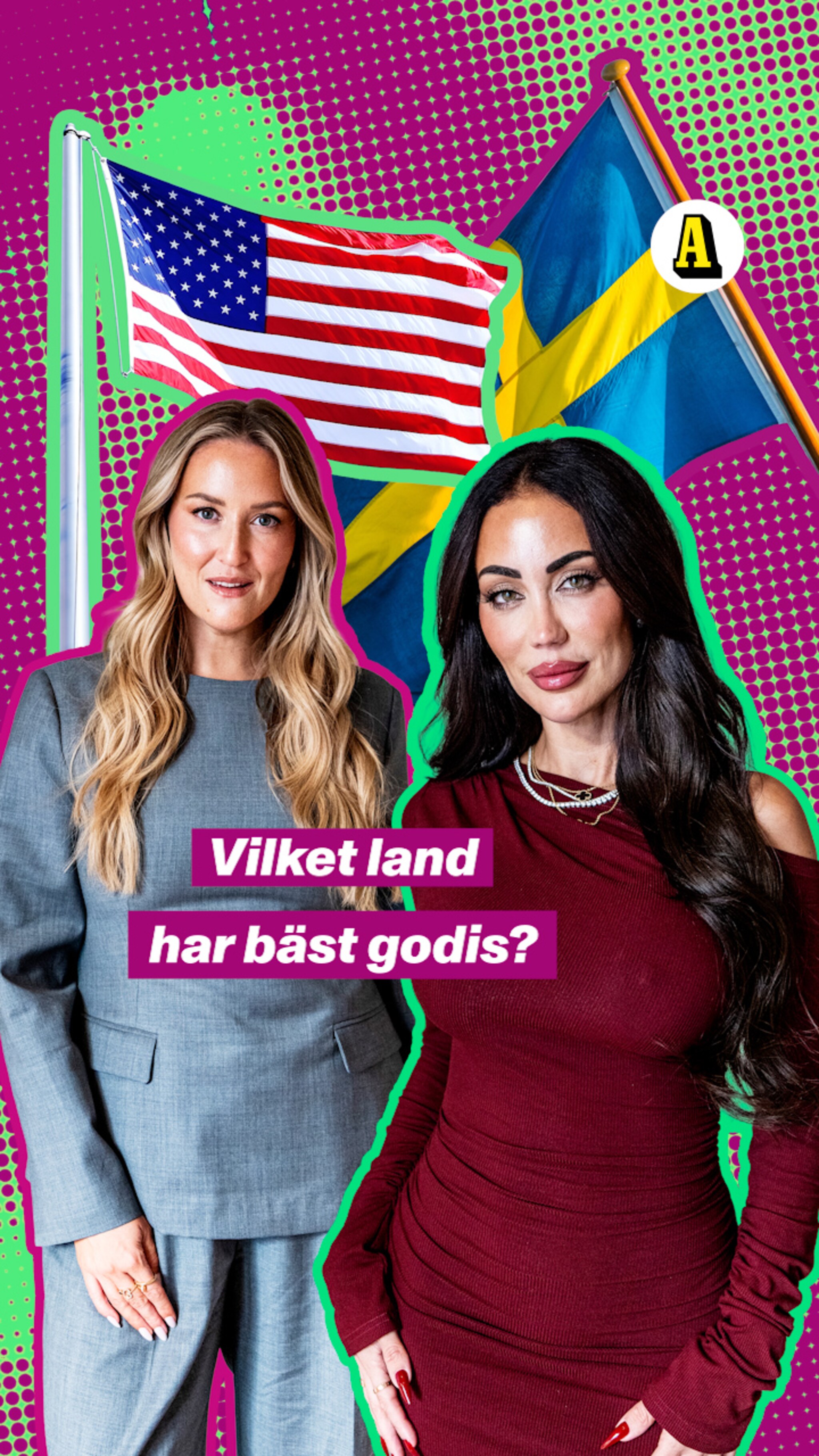 USA vs Sverige med Rebecca Stella och Emelie Johansson inför nya serien