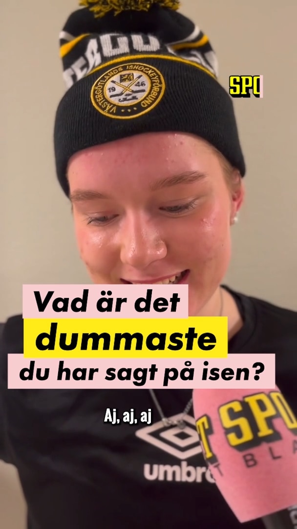 Vad är det dummaste du har sagt på isen?