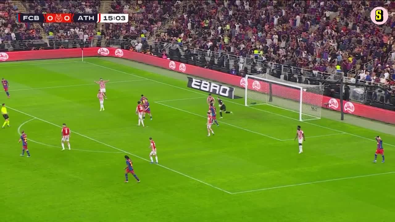 Barça krossade Athletic  – Bardghji inblandad i flera mål