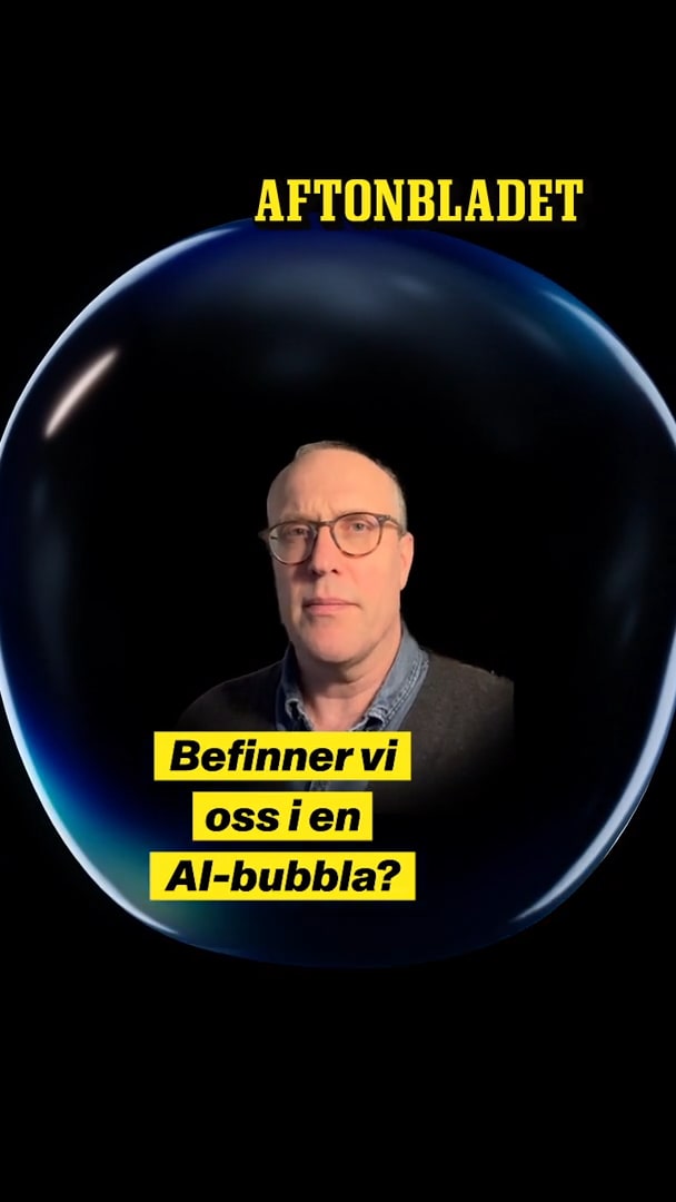 Cervenka: Vi befinner oss i en AI-bubbla
