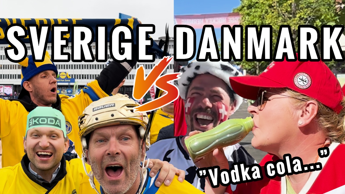 Testar hockey-VM i Sverige och Danmark