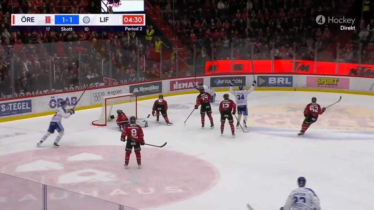 Örebro avgör sent mot Leksand – se målen här