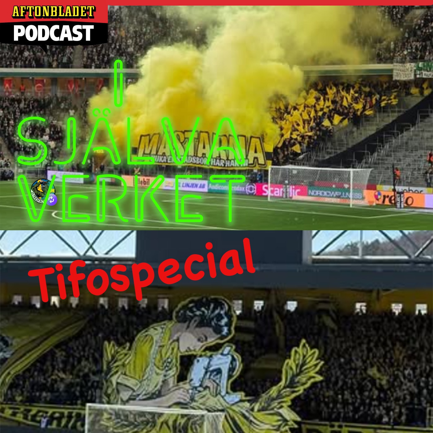 Supporterkulturen, tifot och konsten