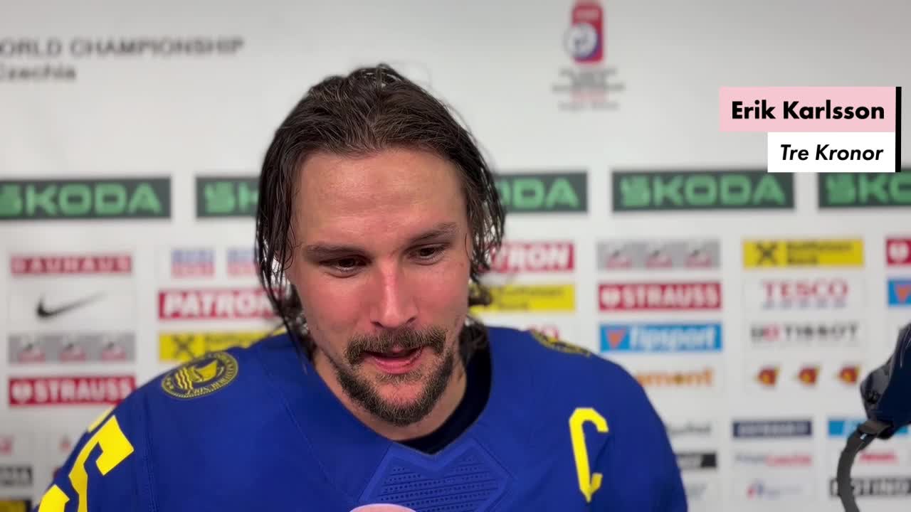 Erik Karlsson om snusproblemet: "Han är bra på att ha tom dosa med sig"