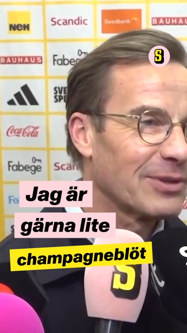 Sprutade ner statsministern 