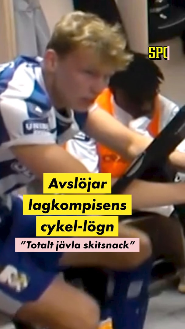 Avslöjar lagkompisens cykellögn