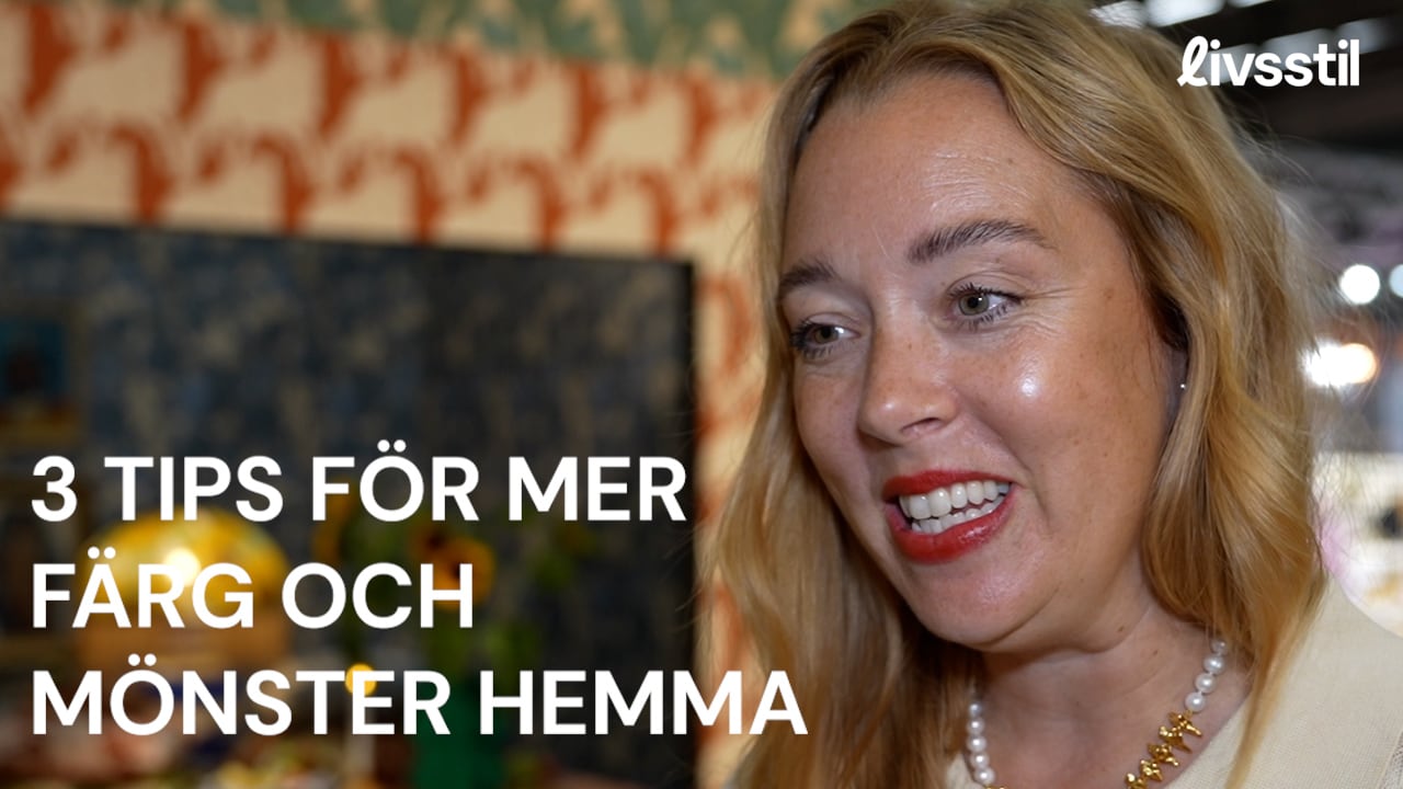 3 inredningstips för mer färg och mönster hemma