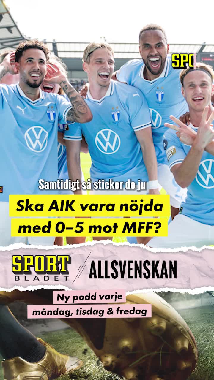 Ska AIK vara nöjda med 0–5 mot MFF?