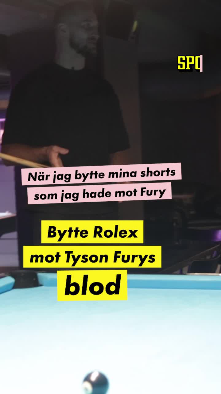 Wallin bytte sina shorts mot en Rolex