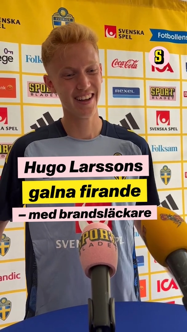 Hugo Larssons galna firande – med brandsläckare